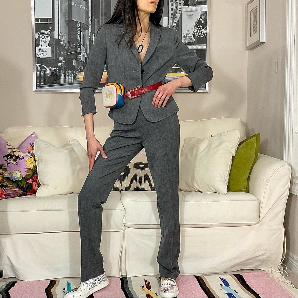 Akris Punto grey blazer